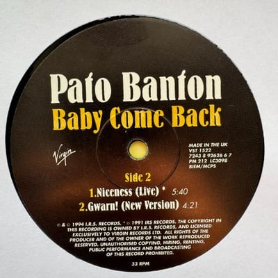 Pato Banton, Ali Campbell, Robin Campbell - Baby Come Back picture 4