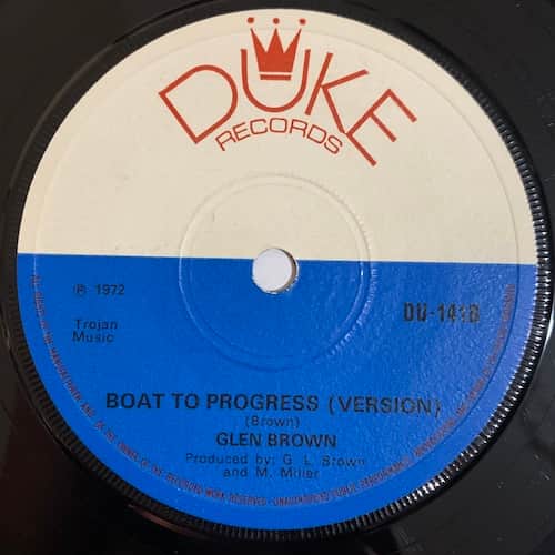 Richard McDonald, Glen Brown – Boat To Progress