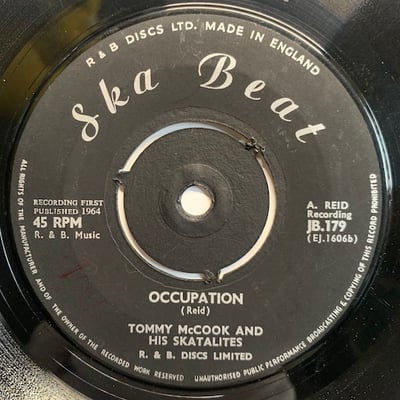 The Melodies, Tommy McCook, The Skatalites - Vacation / Occupation picture 2