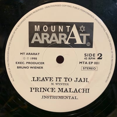 Prince Malachi - Respect / Leave It To Jah picture 2