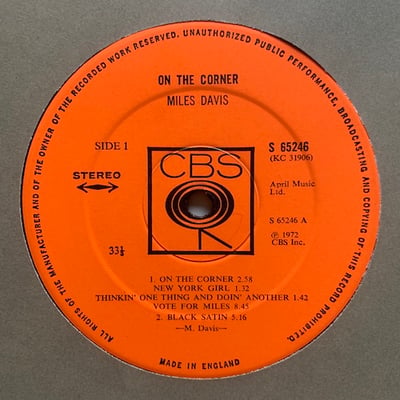 Miles Davis - On The Corner picture 5