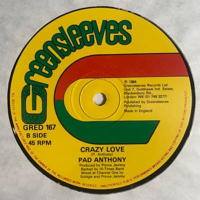 Dennis Brown, Pad Anthony - It's Magic / Crazy Love picture 3