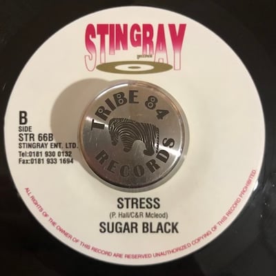 Freddie McGregor, Sugar Black - Hand In A De Fire / Stress picture 2