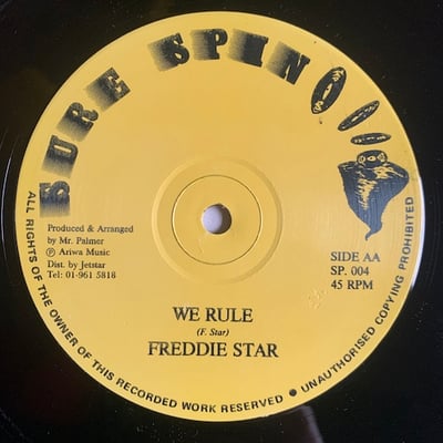 Winston Irie, Freddie Star - Throw Them Down / We Rule picture 2