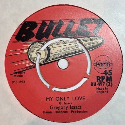 Tony Brevett, Gregory Isaacs - So Ashamed / My Only Love picture 2