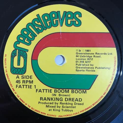Ranking Dread – Fattie Boom Boom