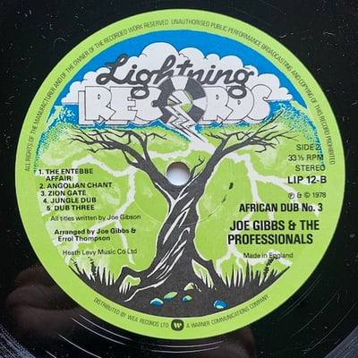 Joe Gibbs & The Professionals - African Dub - All Mighty - Chapter Three picture 3
