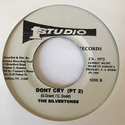 The Silvertones - Don't Cry picture 2
