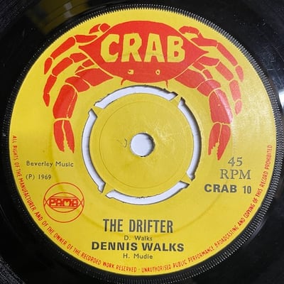 G.G. Grossett, Dennis Walks - Run Girl Run / The Drifter picture 2