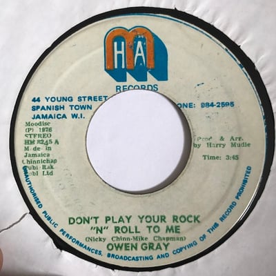 Owen Gray, Mudies All Stars - Don't Play Your Rock N Roll To Me picture 2