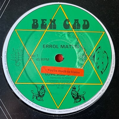Errol Mattis - Love And Live picture 2
