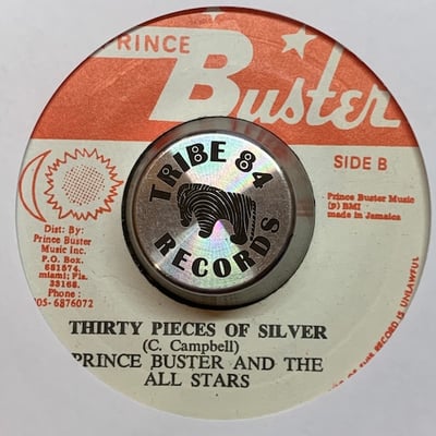 Prince Buster, Prince Buster's All Stars - Wash Wash / Thirty Pieces Of Silver picture 2