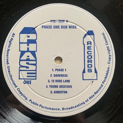 Roy Francis - Phase One Dub-Wise picture 3