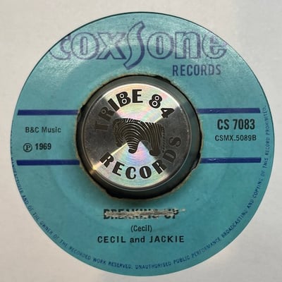 Sound Dimension, Basil Daley - Scorcia / Hold Me Baby picture 2