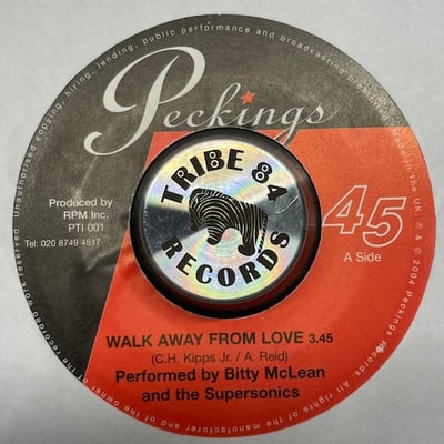 Bitty Mclean, The Supersonics - Walk Away From Love picture 2
