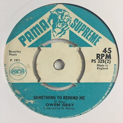 Owen Gray - Summer Sand / Something To Remind Me picture 2