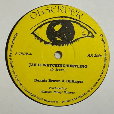 Gregory Isaacs, Dennis Brown, Dillinger - Rock On Murder Observer Style / Jah Is Watching / Hustling picture 2