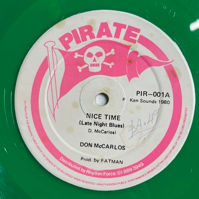 Don Carlos - Nice Time (Late Night Blues) / Get Up picture 2