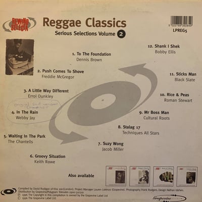 Various - Reggae Classics Serious Selections Vol. 2 picture 2