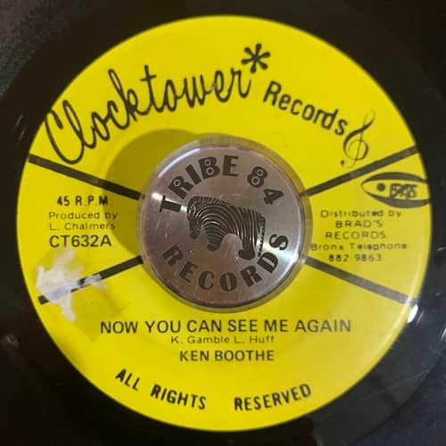 Ken Boothe, Charmers Big Band – Now You Can See Me Again / See I Again