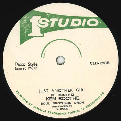 Ernest Wilson, Sound Dimension, Ken Boothe, The Soul Brothers - Freedom Fighter / Just Another Girl picture 3