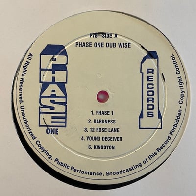 Roy Francis - Phase One Dub-Wise picture 3