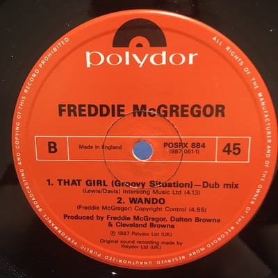 Freddie McGregor - That Girl (Groovy Situation) picture 4