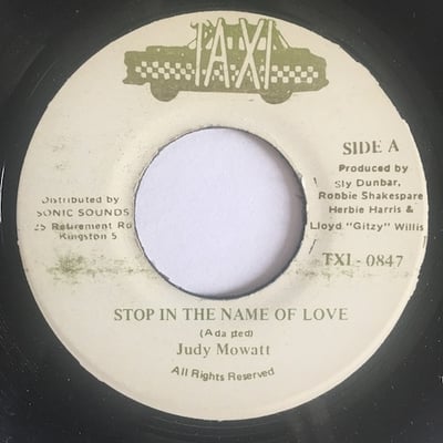 Judy Mowatt - Stop In The Name Of Love picture 2