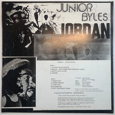 Junior Byles - Jordan picture 2