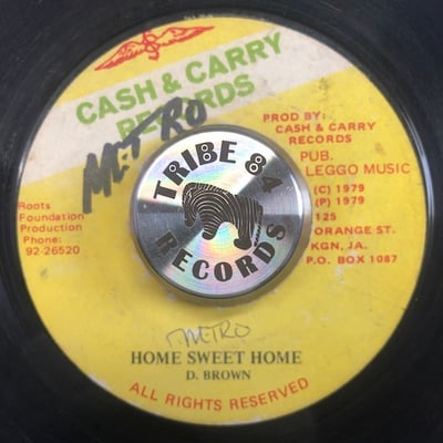 Ranking Joe, Dennis Brown - Zion / Home Sweet Home picture 2