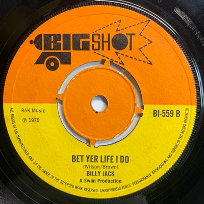 Candy, Billy Jack - Ace Of Hearts / Bet Yer Life I Do picture 2
