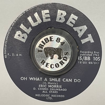 Eric "Monty" Morris, Frank Cosmo, Drumbago All Stars - Pack Up Your Troubles / Oh What A Smile Can Do picture 2
