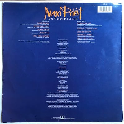Maxi Priest - Intentions picture 2