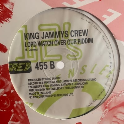 Garnett Silk, King Jammys Crew - Lord Watch Over Our Shoulders / Lord Watch Over Our Riddim picture 3