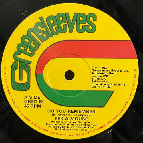 Eek-A-Mouse, Toyan – Do You Remember / Strictly The Dread