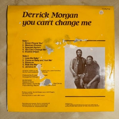 Derrick Morgan - You Can't Change Me picture 2