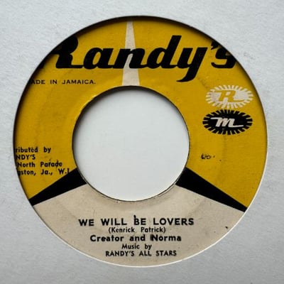 Lord Creator, Norma Fraser - We Will Be Lovers / Come On Babypicture