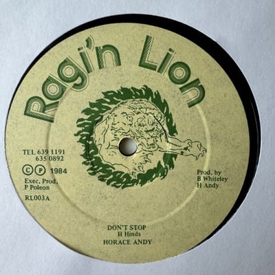 Horace Andy, Ricky Grant - Don't Stop / The Girl Is Mine picture 2