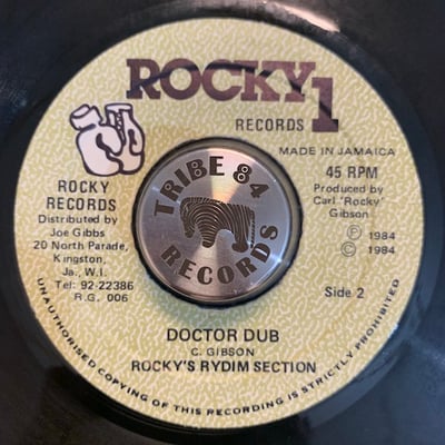 Dandy Lion, Rocky's Rydim Section - Lyrics Doctor / Doctor Dub picture 2