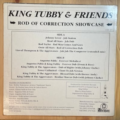 King Tubby And Friends - Rod Of Correction Showcase picture 2
