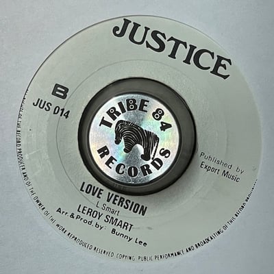 Leroy Smart - No Love / Love Version picture 2