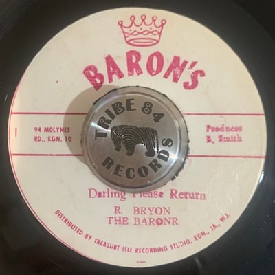 Winston Wright, Radcliffe "Dougie" Bryan, The Barons - Mesh Wire / Darling Please Return picture 2