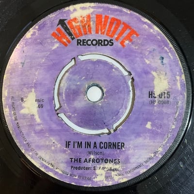 Delroy Wilson, The Afrotones - I'm The One Who Loves You / If I'm In A Corner picture 2