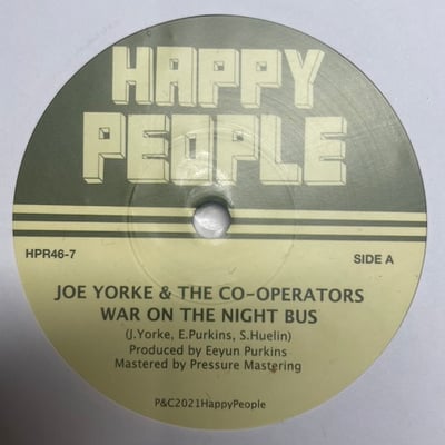 Joe Yorke, The Co-operators - War On The Night Bus picture 2