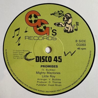 The Maytones, Little Roy - Hard Rock Times / Promises picture 2