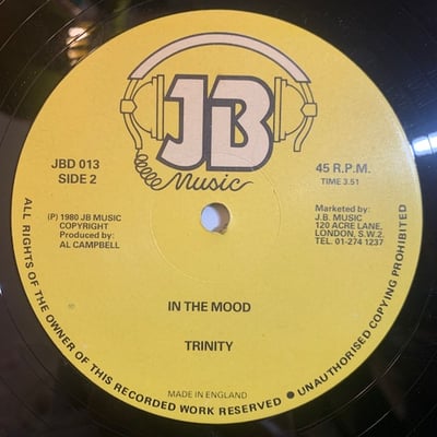 Pat Kelly, Trinity - I Love And I Lost / In The Mood picture 2