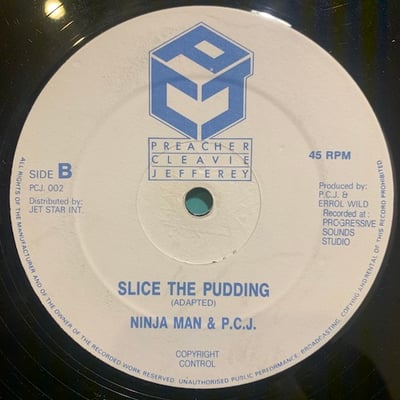 Errol Wild, Preacher Cleavie Jefferey, Ninjaman, Preacher Cleavie Jefferey - Ebony Eyes / Slice The Pudding picture 2