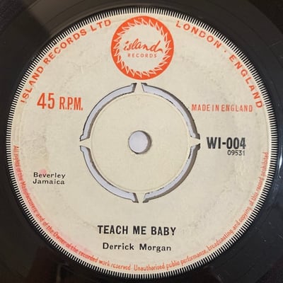 Derrick Morgan - Teach My Baby / Travel On picture 2