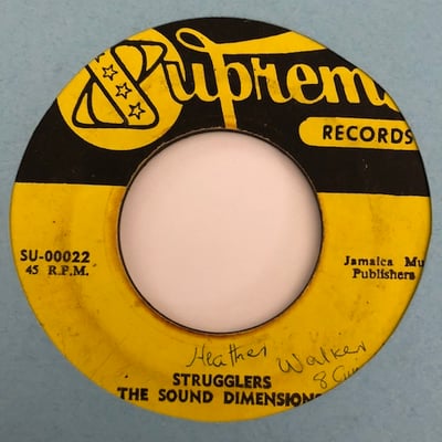Winston Francis, Sound Dimension - Mr Fixit / Strugglers picture 2