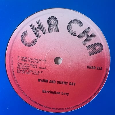 Barrington Levy, General Saint - Warm And Sunny Day  / Warm And Sunny Day picture 2